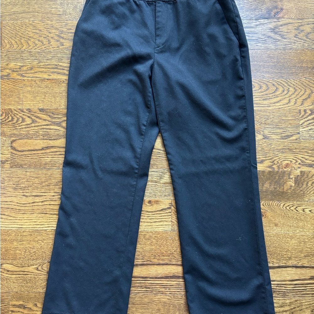 Ralph Lauren Classic Black Straight-Leg Trousers